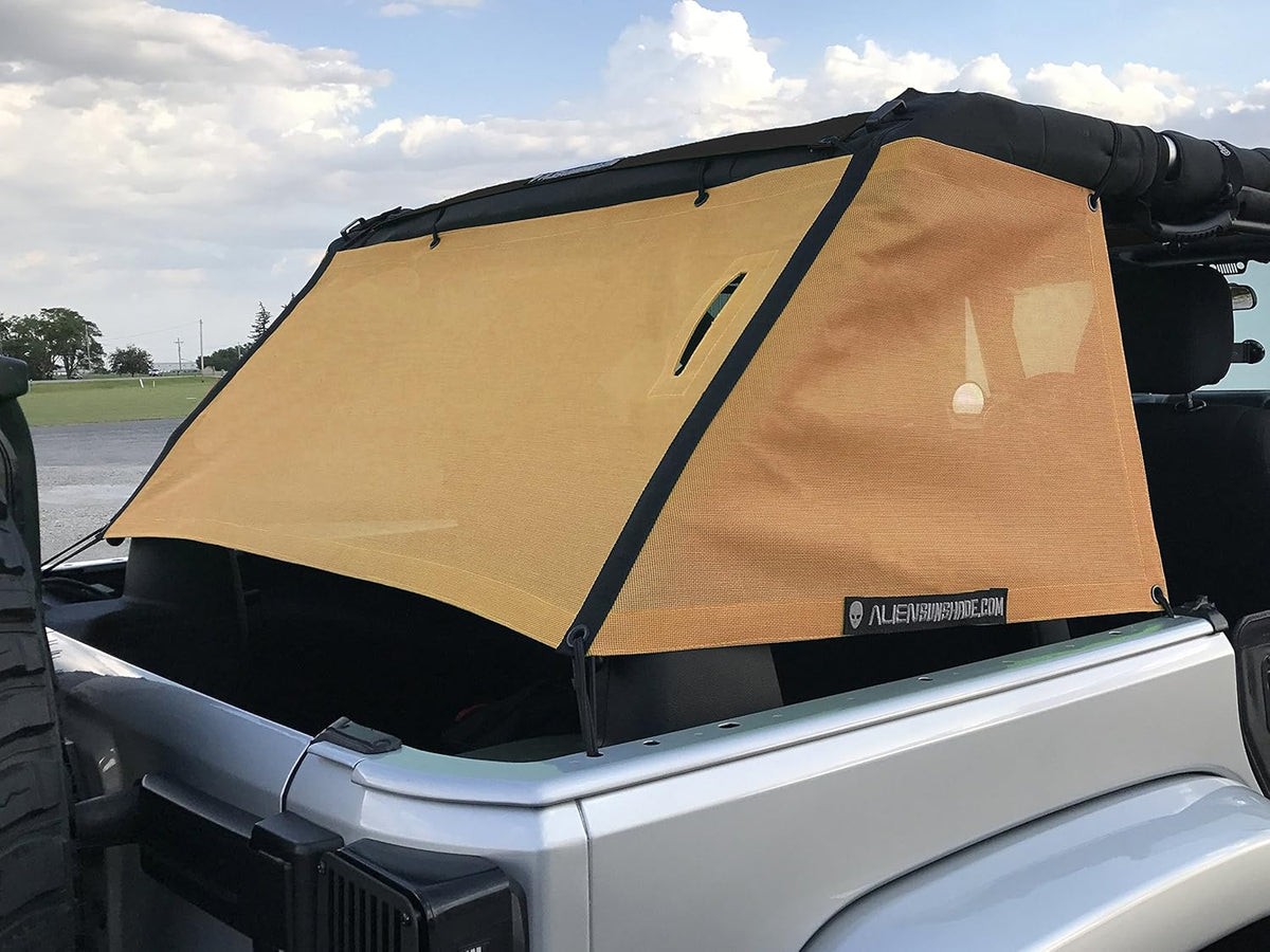 Mesh Cage Shade for Jeep Wrangler 4-Door JKU Pack of 2 O4662