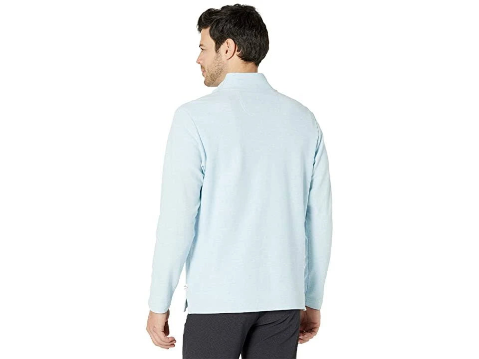 Men's Half-Zip Light Sky Hthr Size L E3075