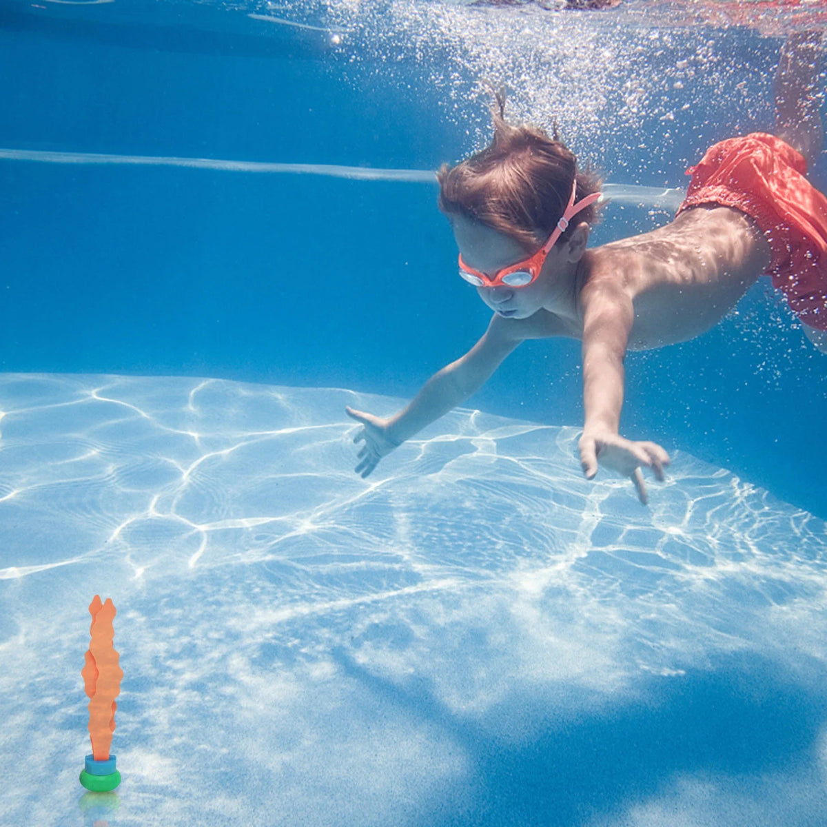 3PCS Diving Ball Streamers Swimming Pool Toys J54966
