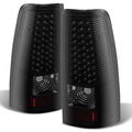 Black Smoked LED Tail Lights Pair I45026
