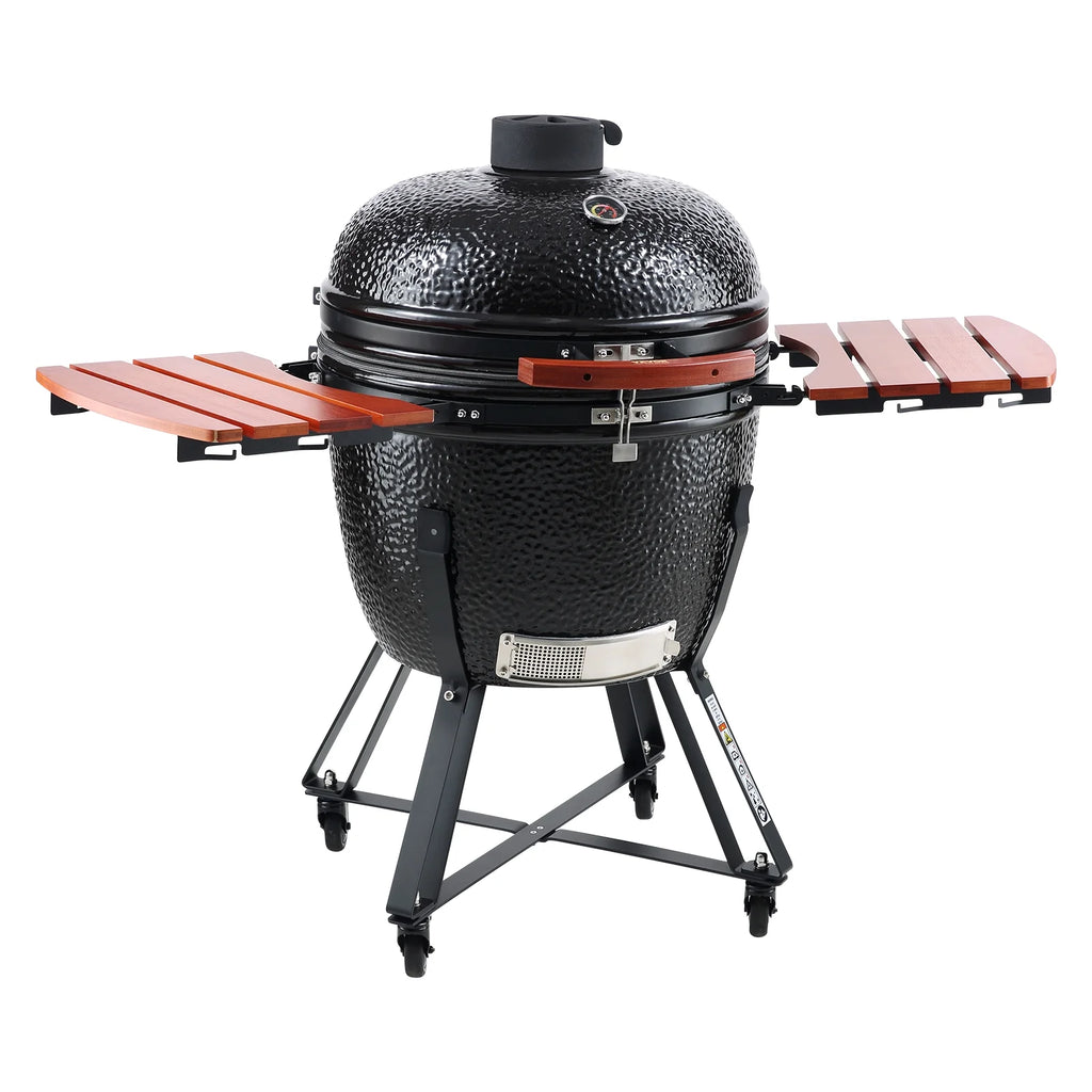 24" Ceramic Barbecue Grill Smoker Q9173