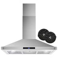 36 in. Stainless Steel Ductless Wall Mount Range Hood with Carbon Filter R773550