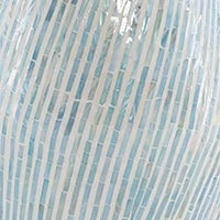 Blue White Capiz Shell Accent Table K345835