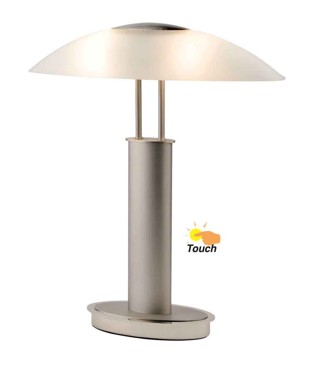 Touch-switch Table Lamp with Frosted Glass Shade K177