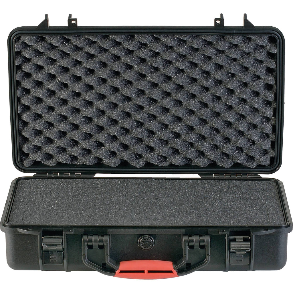 Black Hard Case with Cubed Foam B245