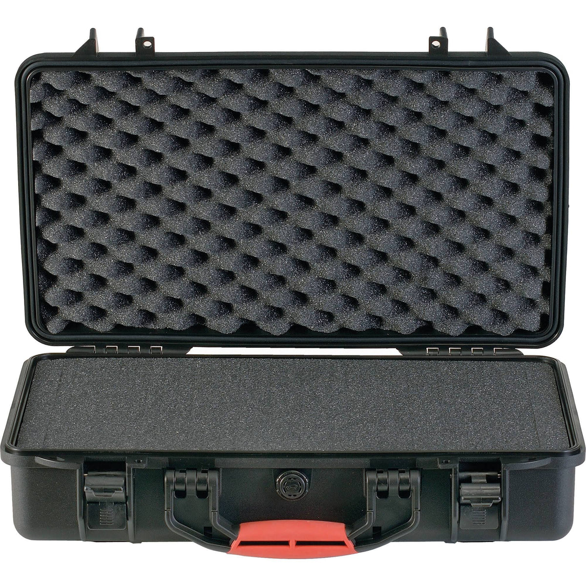 Black Hard Case with Cubed Foam B245