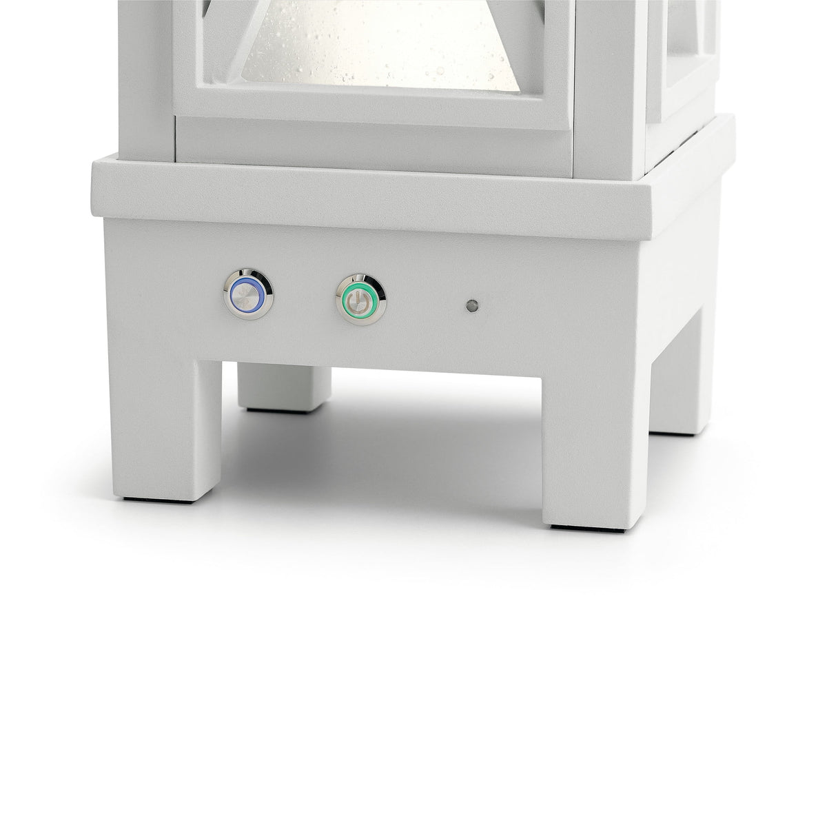 19" Tall Portable Outdoor Lantern Style Lamp - White G92929