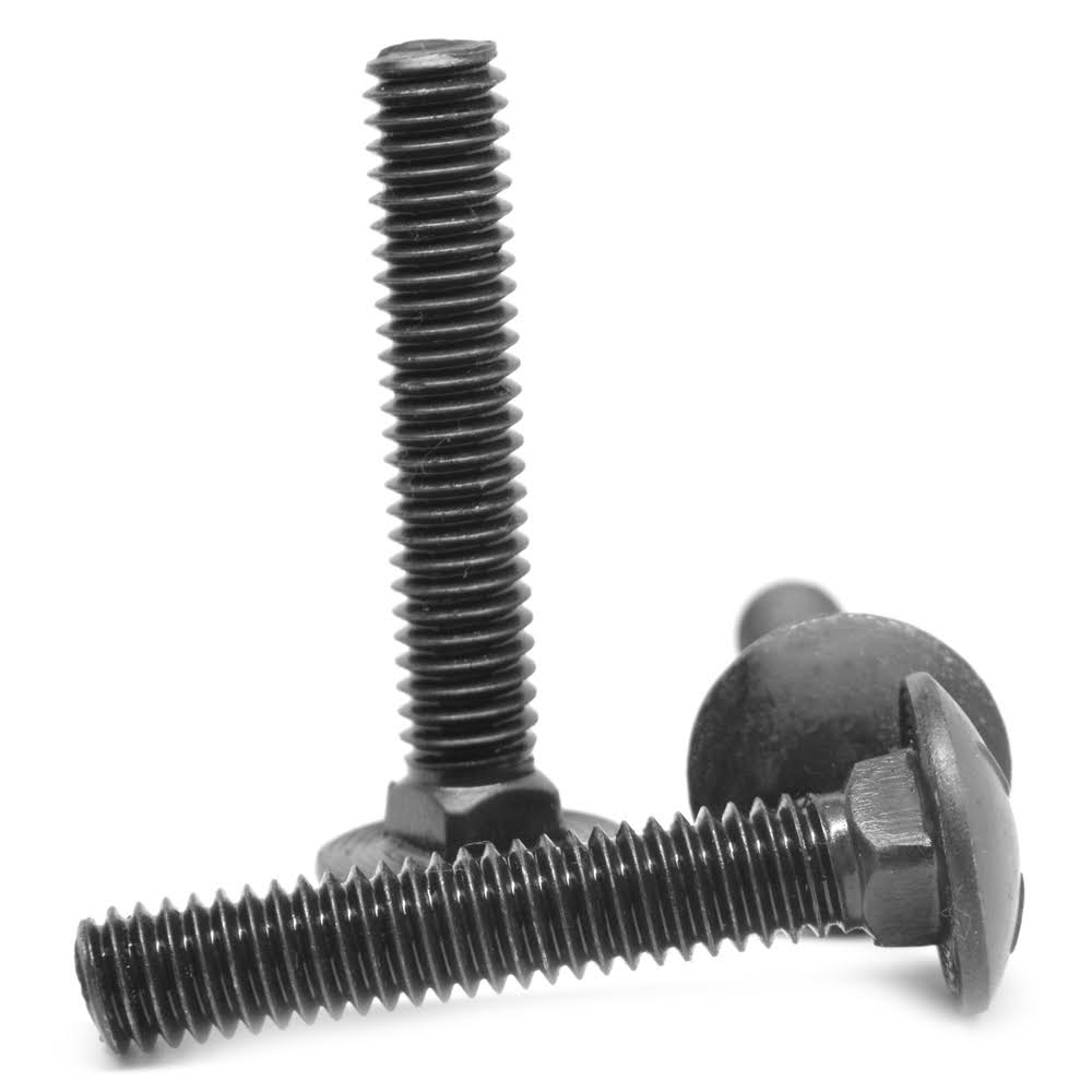5/8-11 x 2 1/2 Coarse Thread Grade 8 Carriage Bolt Alloy Steel Black Oxide Pk 160 K220