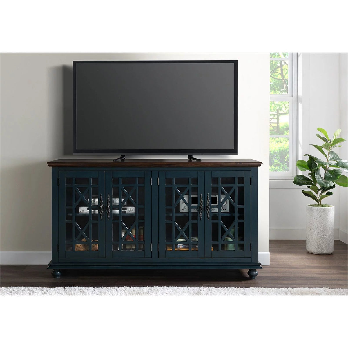 Traditional Wood TV Stand up to 63" R540