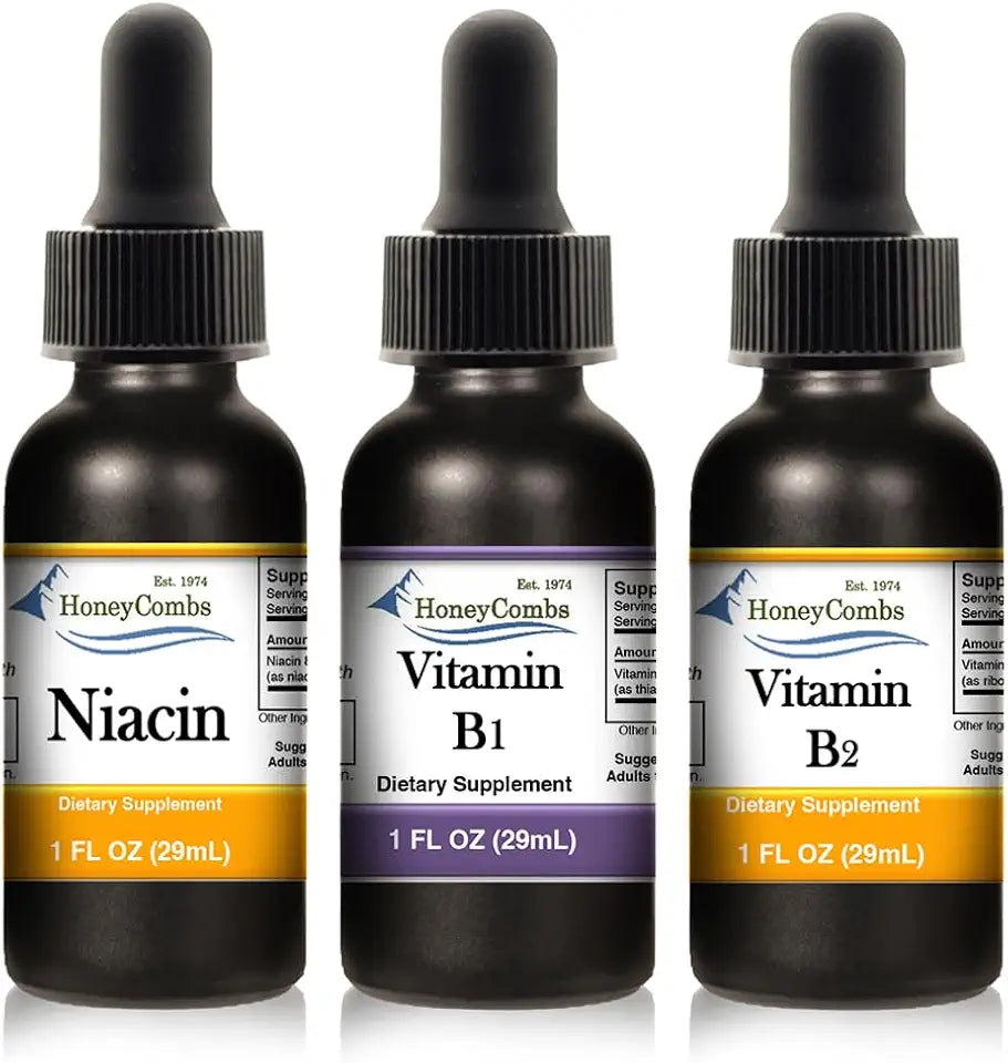 Vitamin B2 B1 B3 Niacin Drops 1 Fl Oz P44278