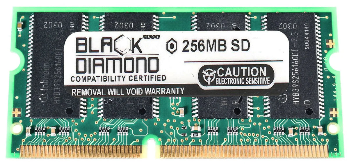 256MB Black Diamond Memory Module SDRAM SO-DIMM 144pin PC100 100MHz R796