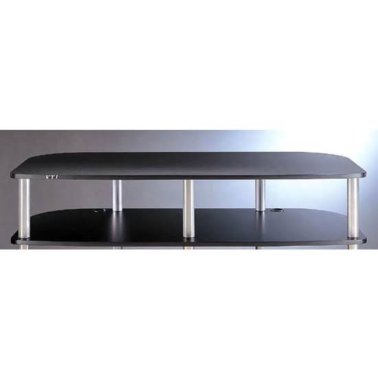 Additional 7inch H Shelf for AR Series 3 Shelf TV/AV Stand with Casters, Cherry Shelf with Black Poles Q53674