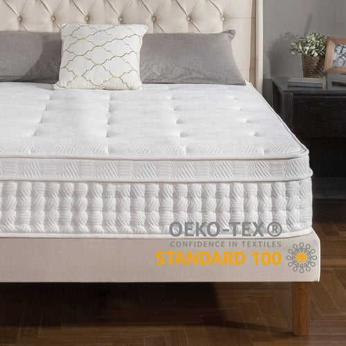 13 in. Medium Euro Top Pocket Spring California King Hybrid Mattress O33328