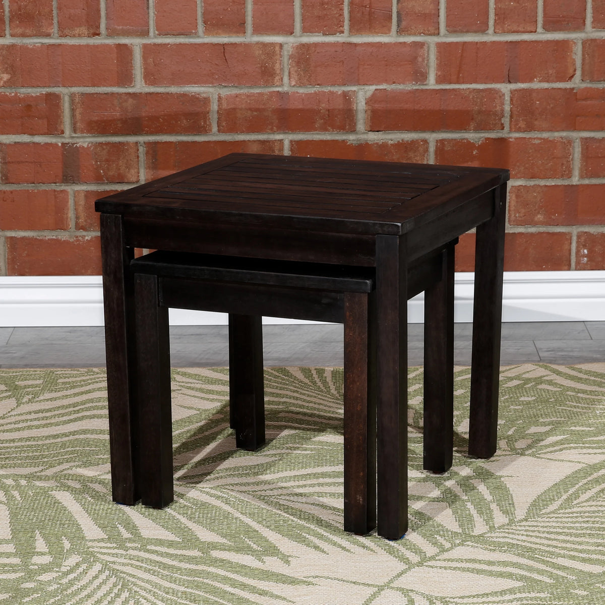 Espresso Nesting Table Set J976