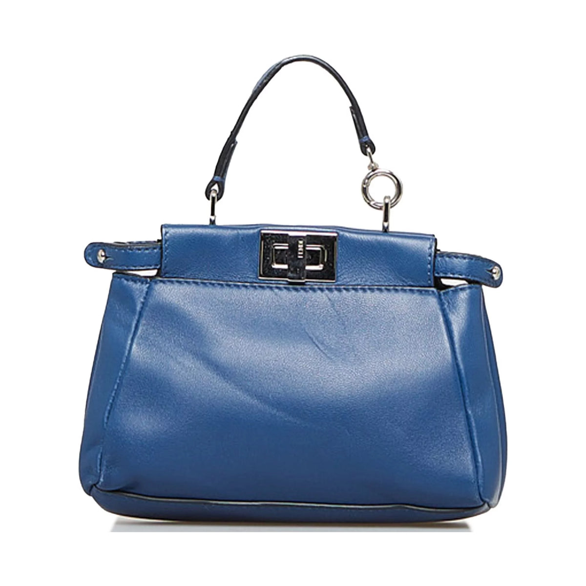 Blue Calf Leather Satchel S50016