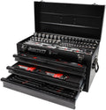 133-Piece Metric Tool Set with 3-Drawer Toolbox X44164