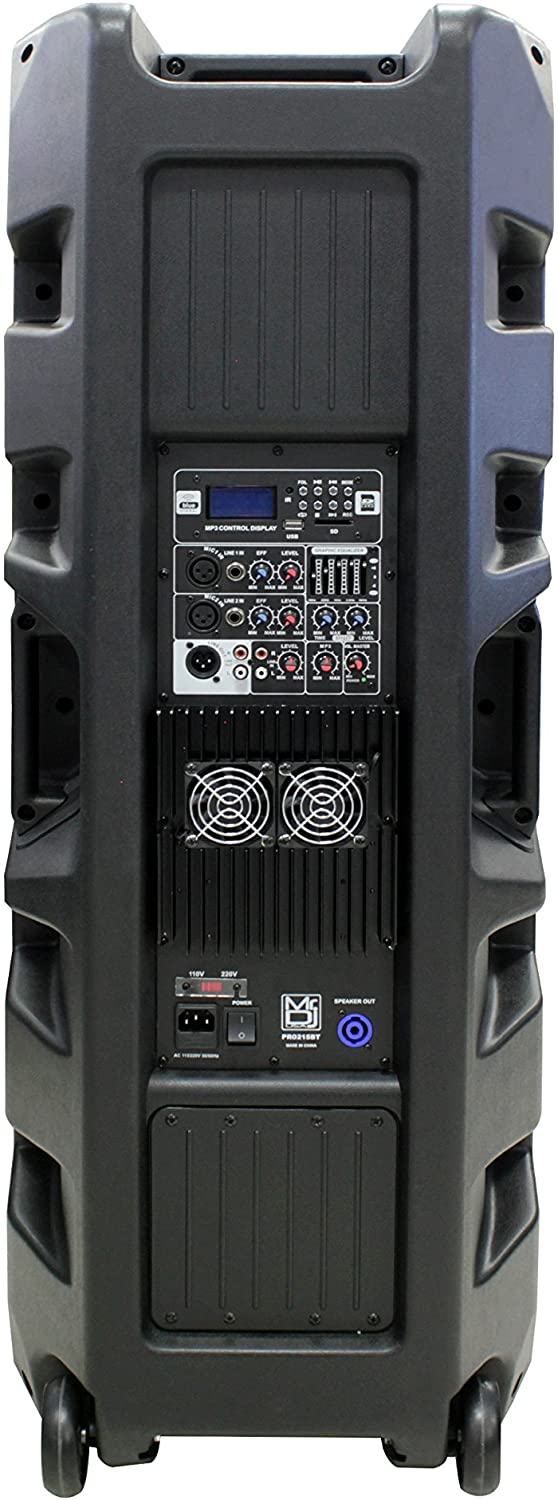 Dual 15” 3-Way Full-Range Powered DJ PA Loudspeaker I473495