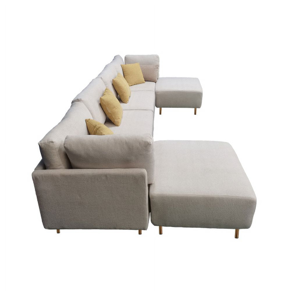 Beige Sectional Sofa F8430