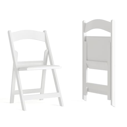 Black Stackable Folding Chairs Set of 4 Y648