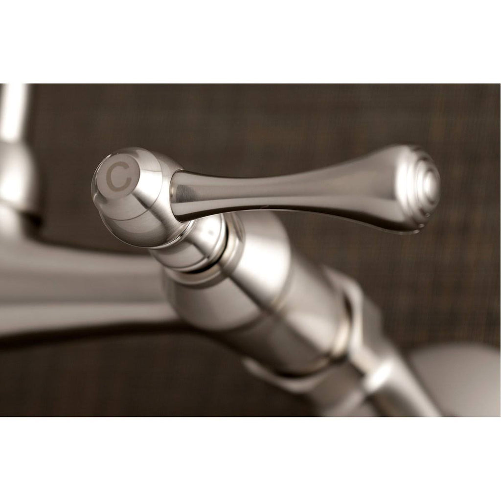 Oil Rubbed Bronze Adjustable Center Wall Mount Laundry Faucet B297183