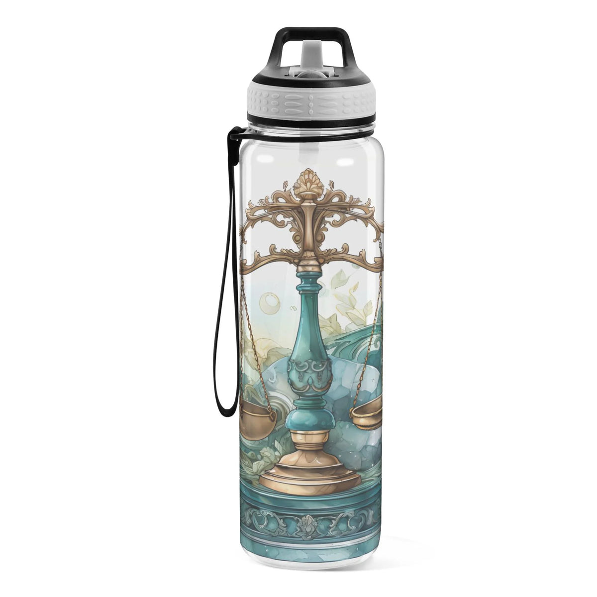 32oz Tritan Leakproof Clear Sports Water Bottle H61858