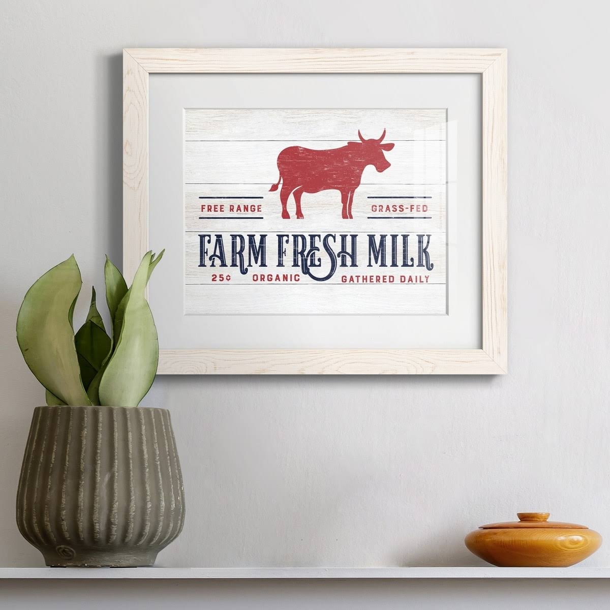 Framed Canvas - 27.5X37.5 - Walnut D689413