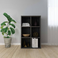 Gray Book Cabinet Sideboard Chipboard M397