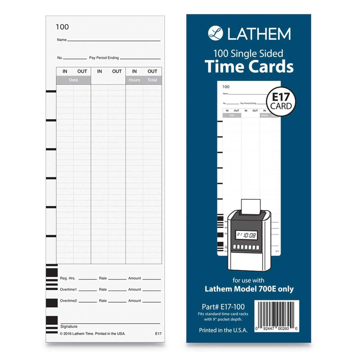 Time Cards F80571