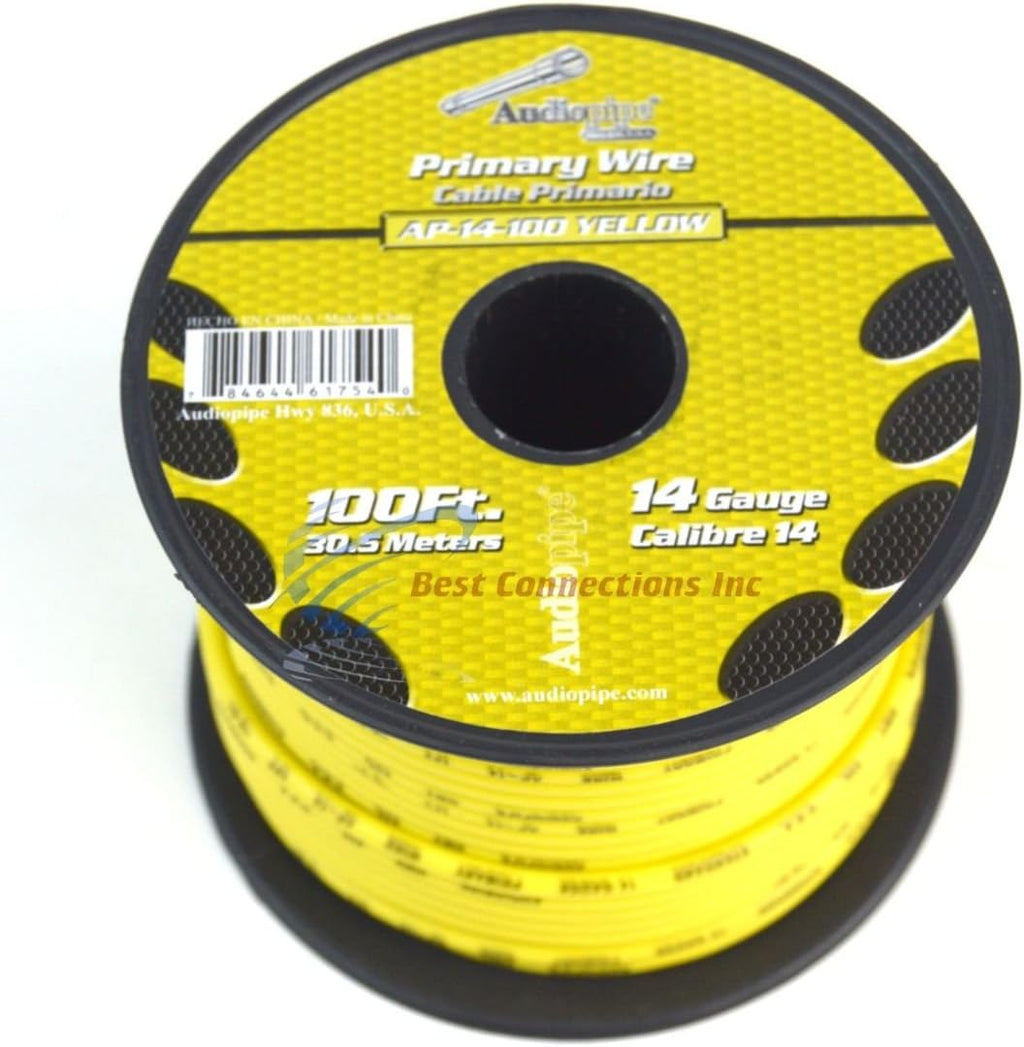 14 Gauge 11 Rolls 100 Feet Primary Power Ground Wire Remote Cable I10249
