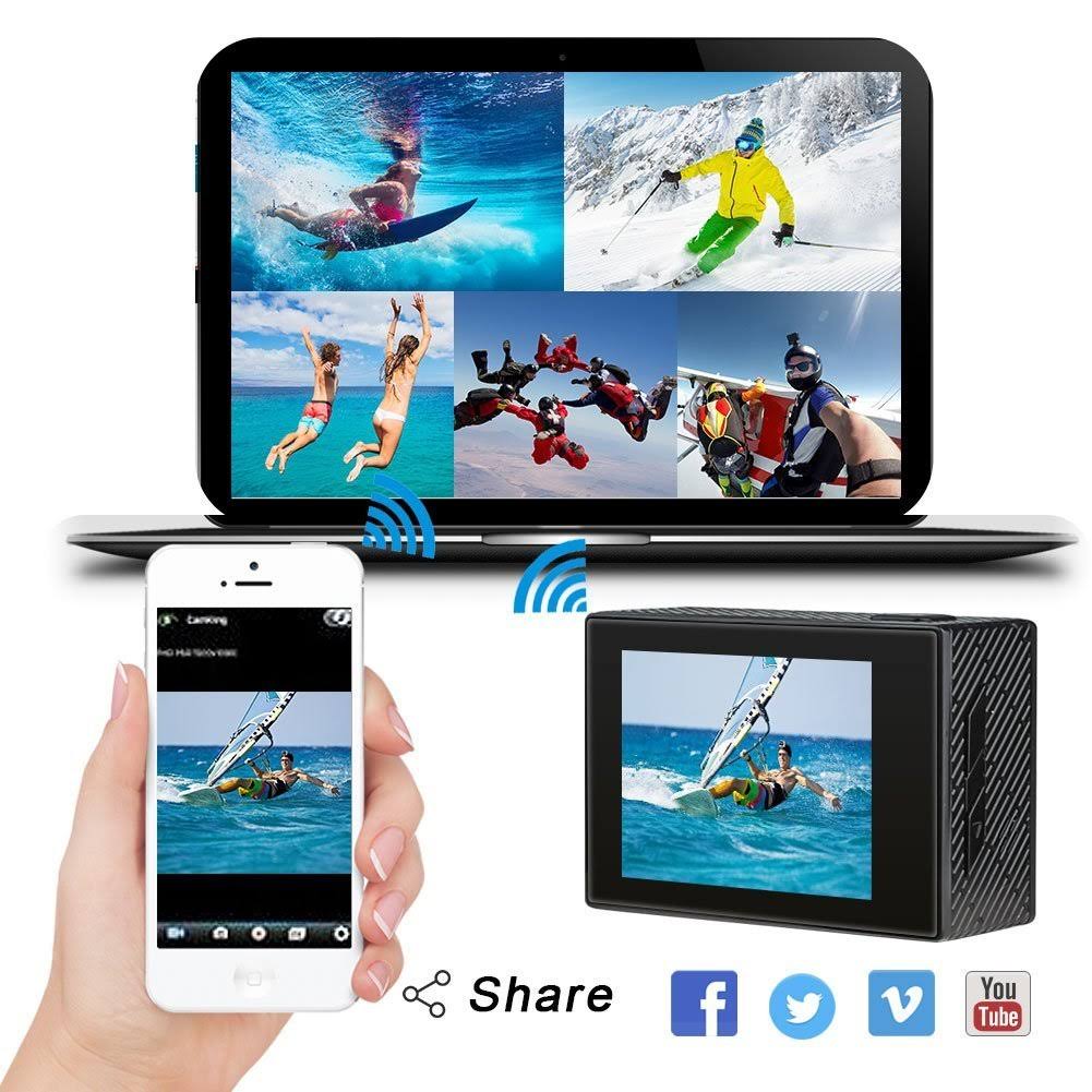 4K 20MP WiFi Action Camera with EIS I78711