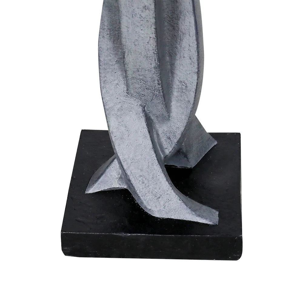 22.8" H Concrete Pedestal Bird Bath G46478