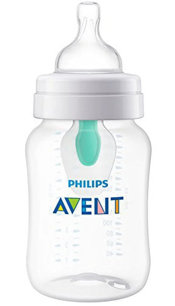 Clear 9oz Anti-colic Baby Bottle 4pk N724