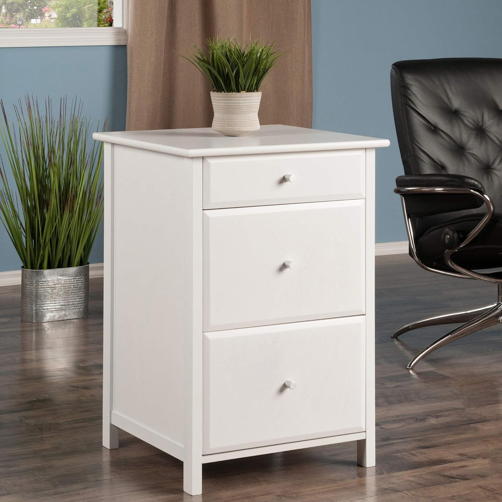 White File Cabinet B8745