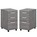 2 Piece Wood Mobile Filing Cabinet Set L835026