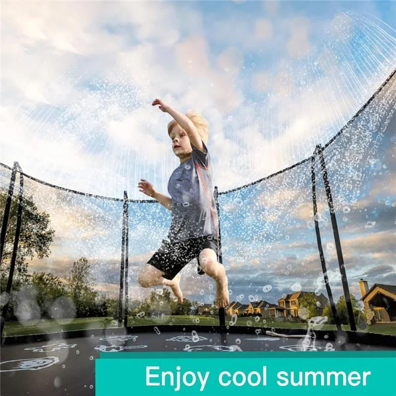 Trampoline Sprinkler Water Sprayer Toy Accessories 39.4ft I475