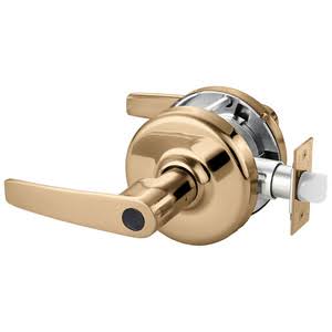 Cylindrical Lock Bright Bronze Clear Coated C9609