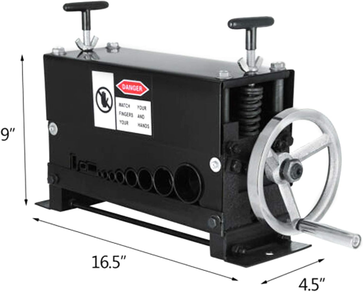 Manual Hand Cranked Wire Stripping Machine 1.5mm-20mm 10 Channels W825