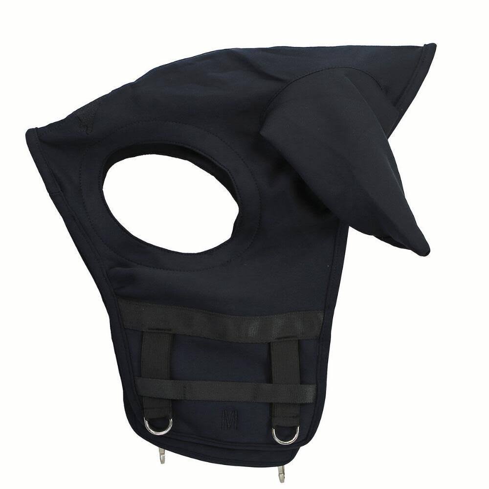 Black Velcro Mask with Ears Medium S5490
