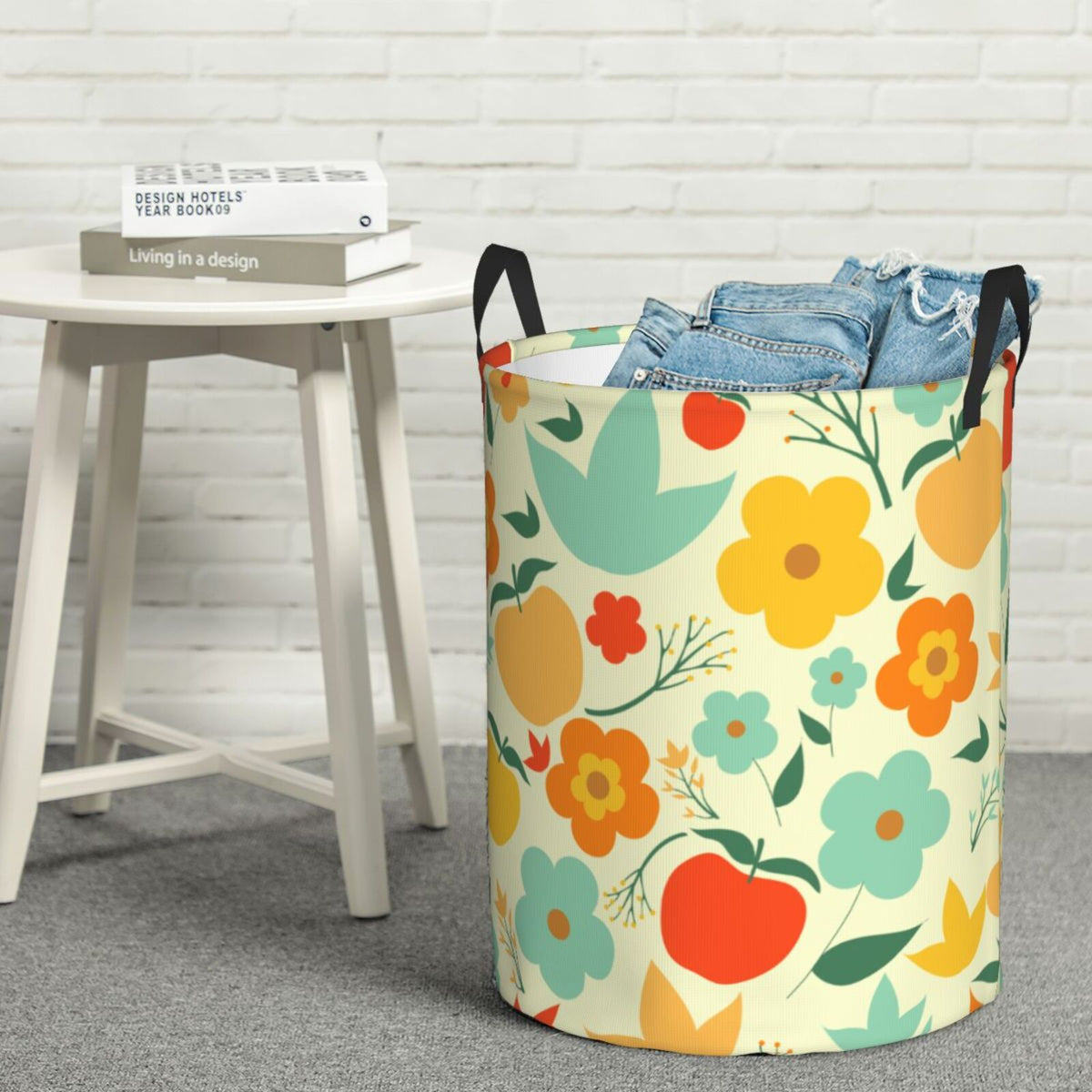 Collapsible Polyester Waterproof Laundry Basket 62L G947463
