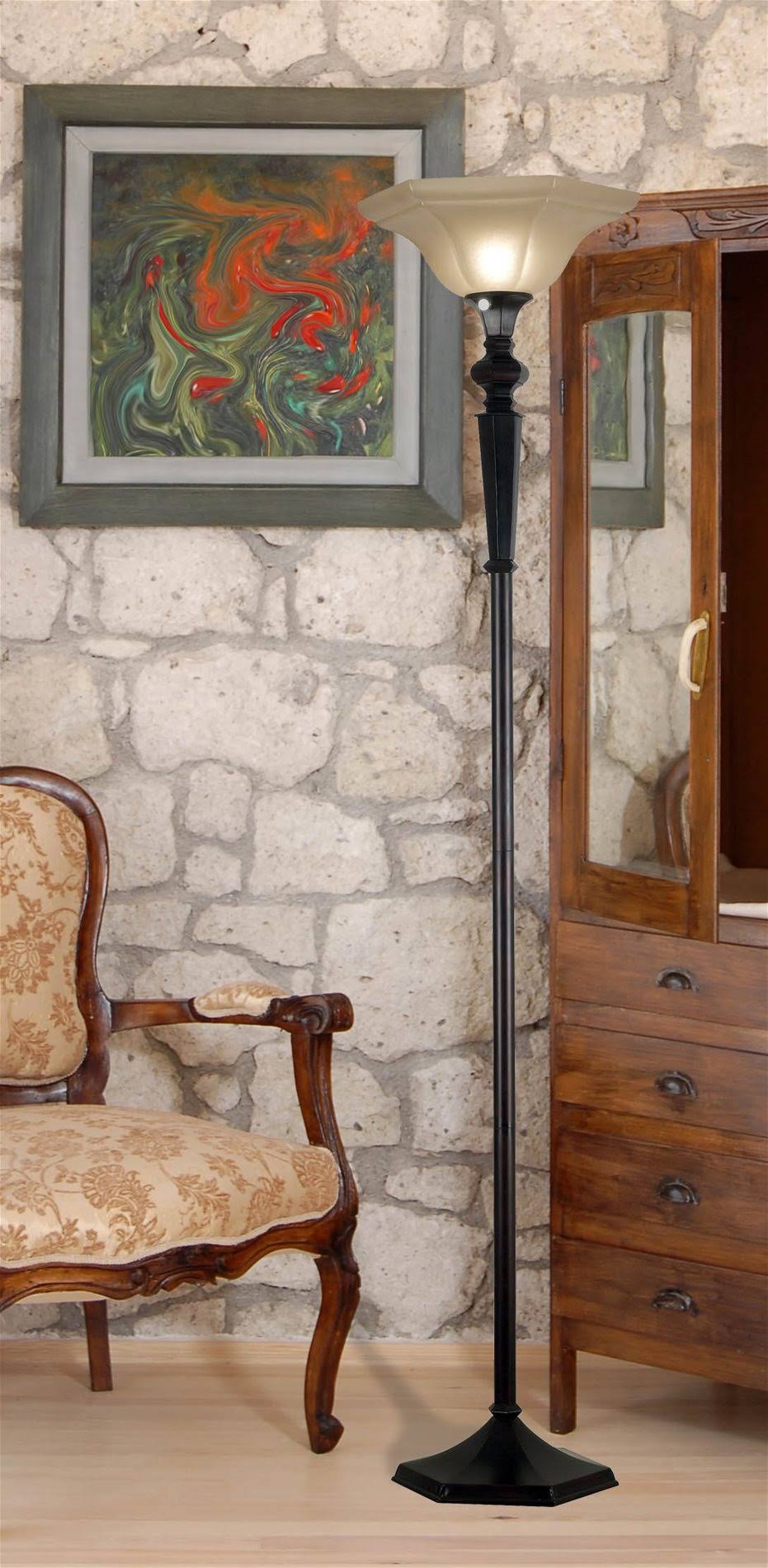 Oil Rubbed Bronze Torchiere X119