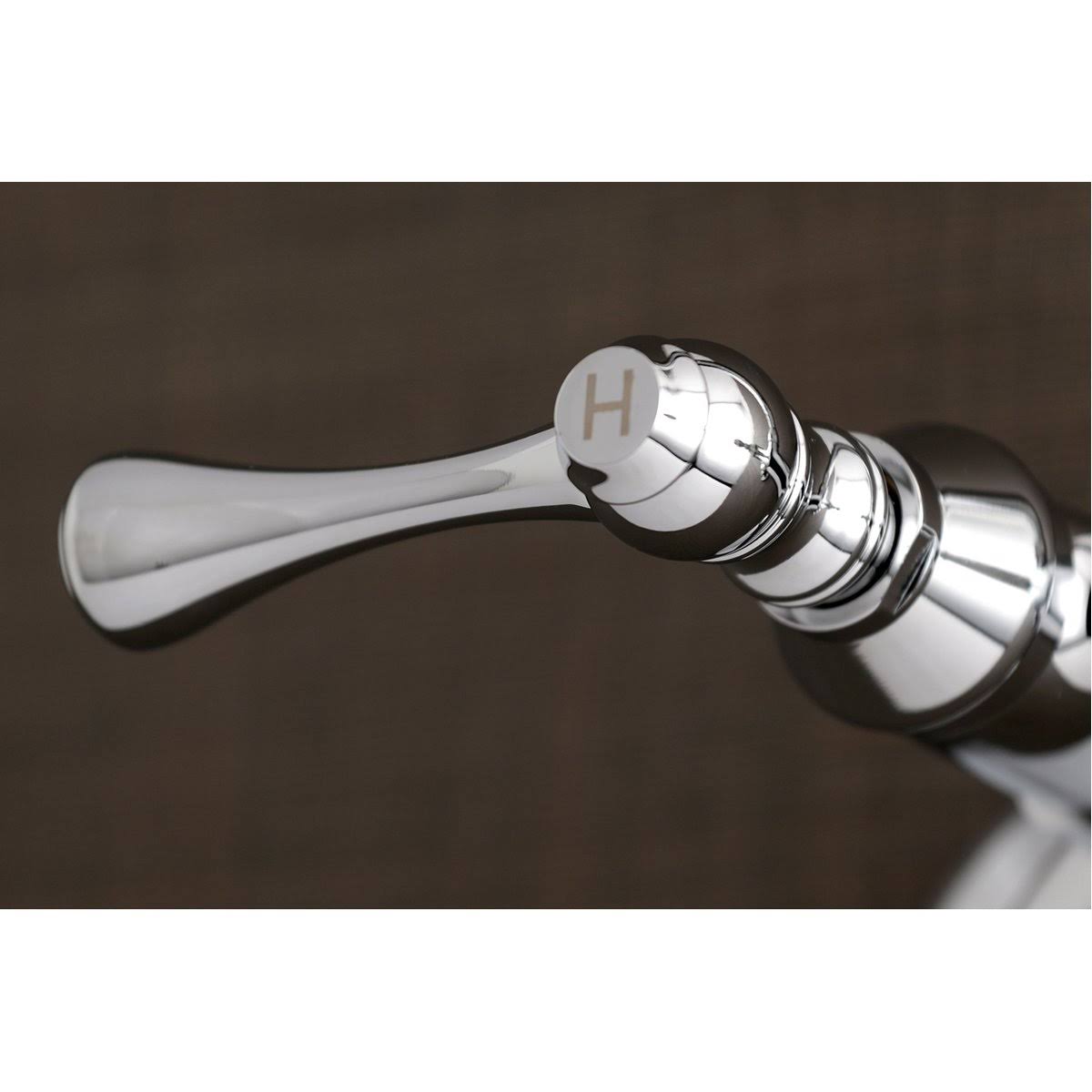 Oil Rubbed Bronze Adjustable Center Wall Mount Laundry Faucet B297183