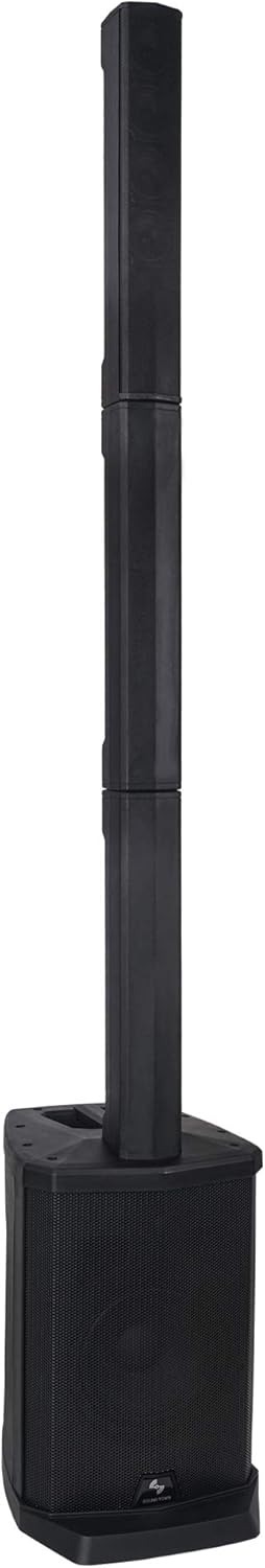 White Pair of Passive Wall-Mount Column Mini Line Array Speakers with 4 x 5” Woofers K184683