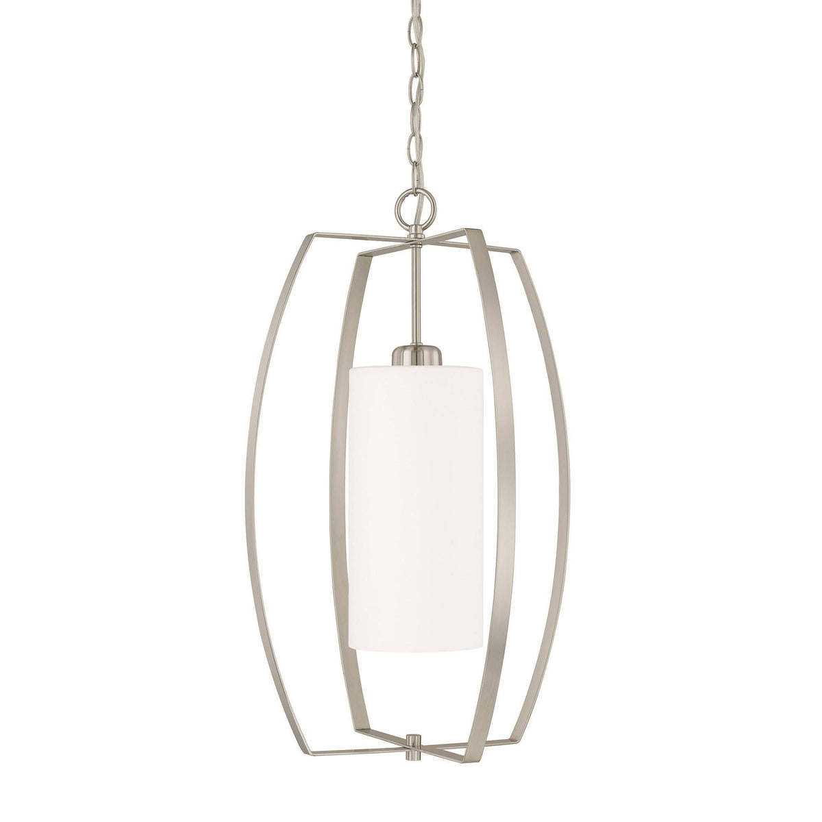 1 Light Brushed Nickel Foyer B50052
