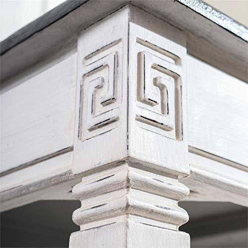 Carved 2-Drawer Console Table E733
