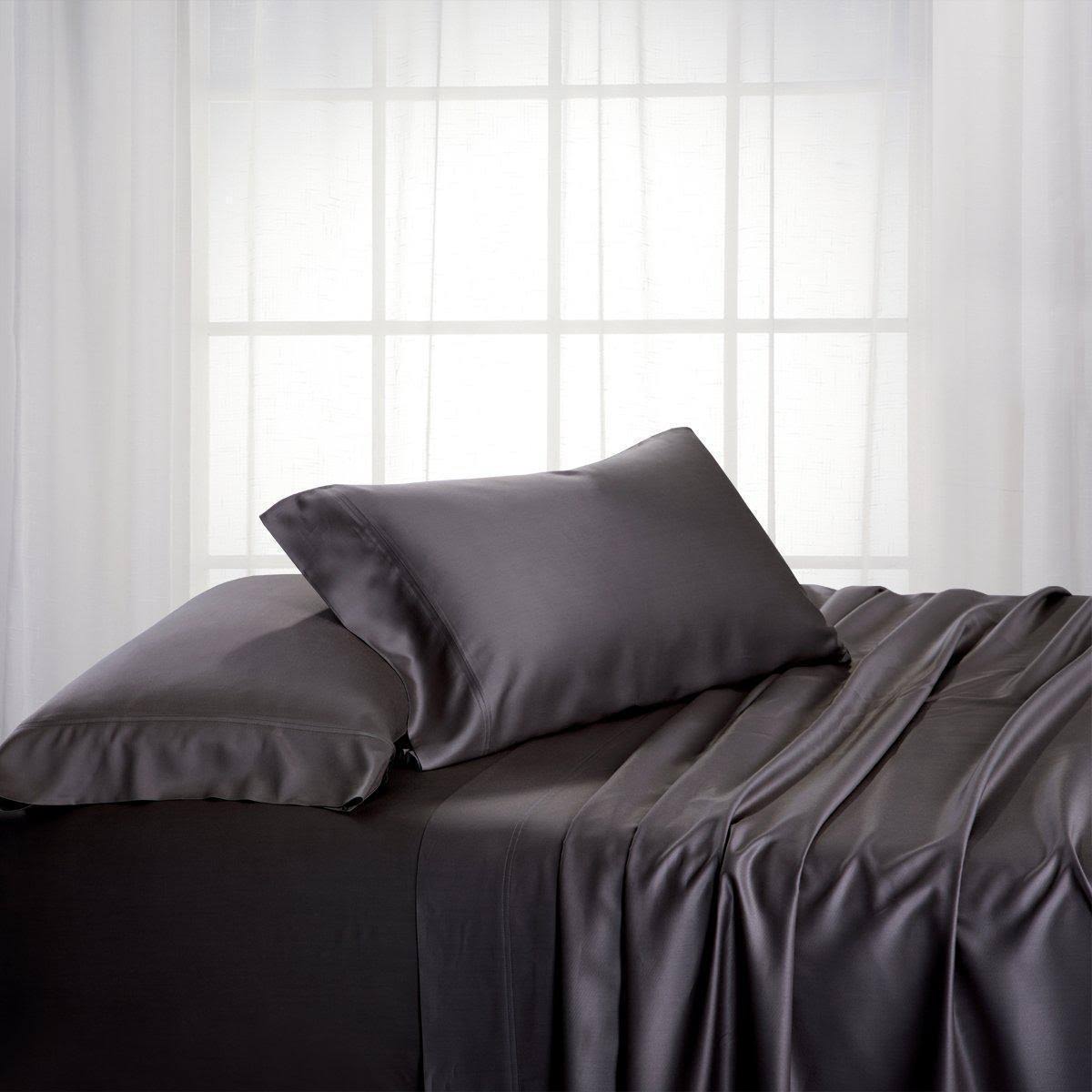 Split King Bamboo Hybrid Charcoal Bed Sheets N45584