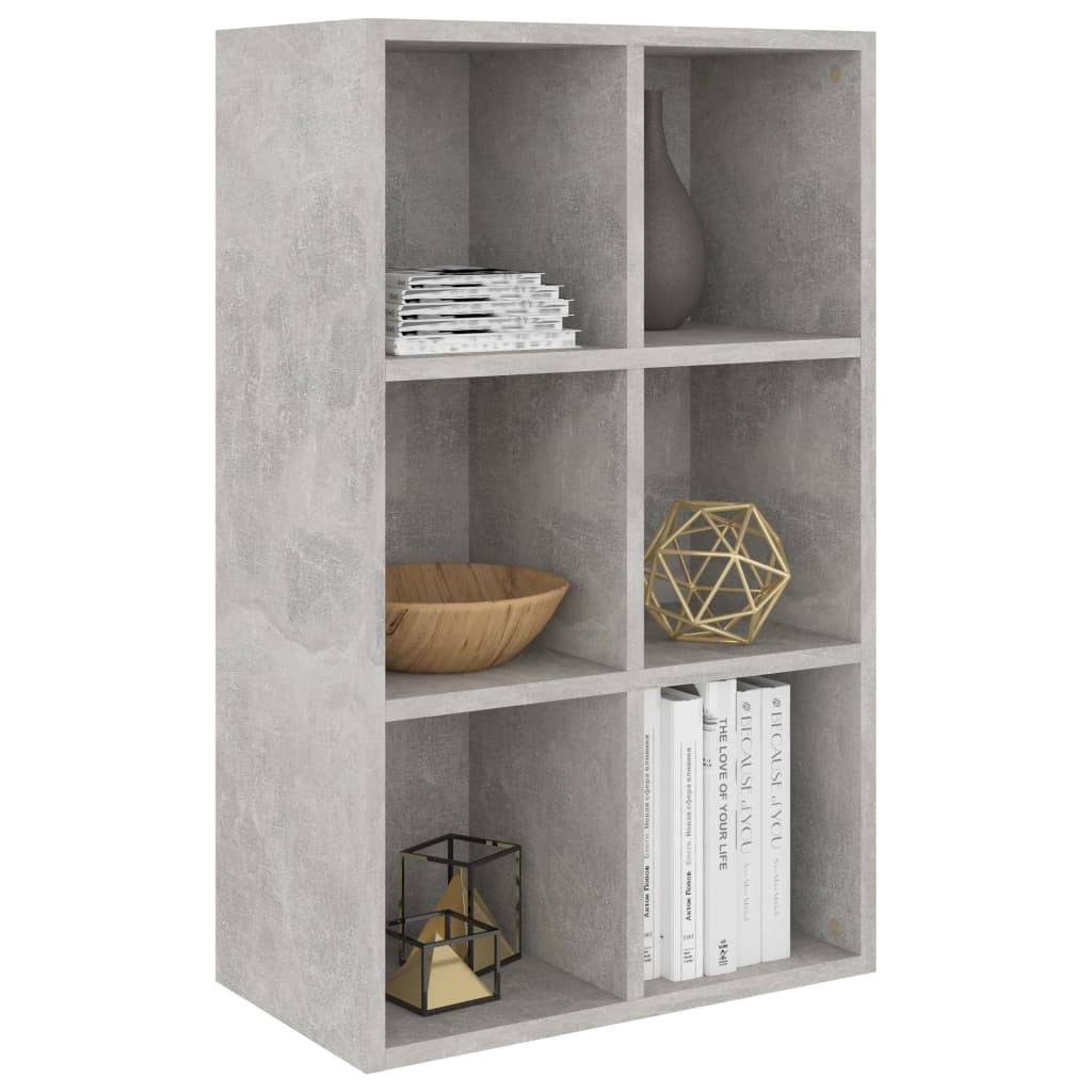 Gray Book Cabinet Sideboard Chipboard M397