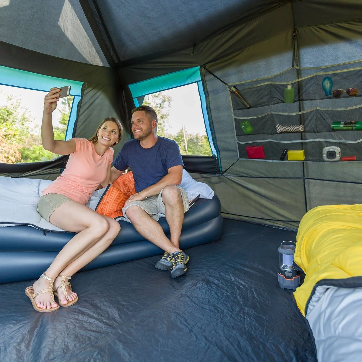 14'x10' 10-Person Dark Rest Instant Cabin Tent F462