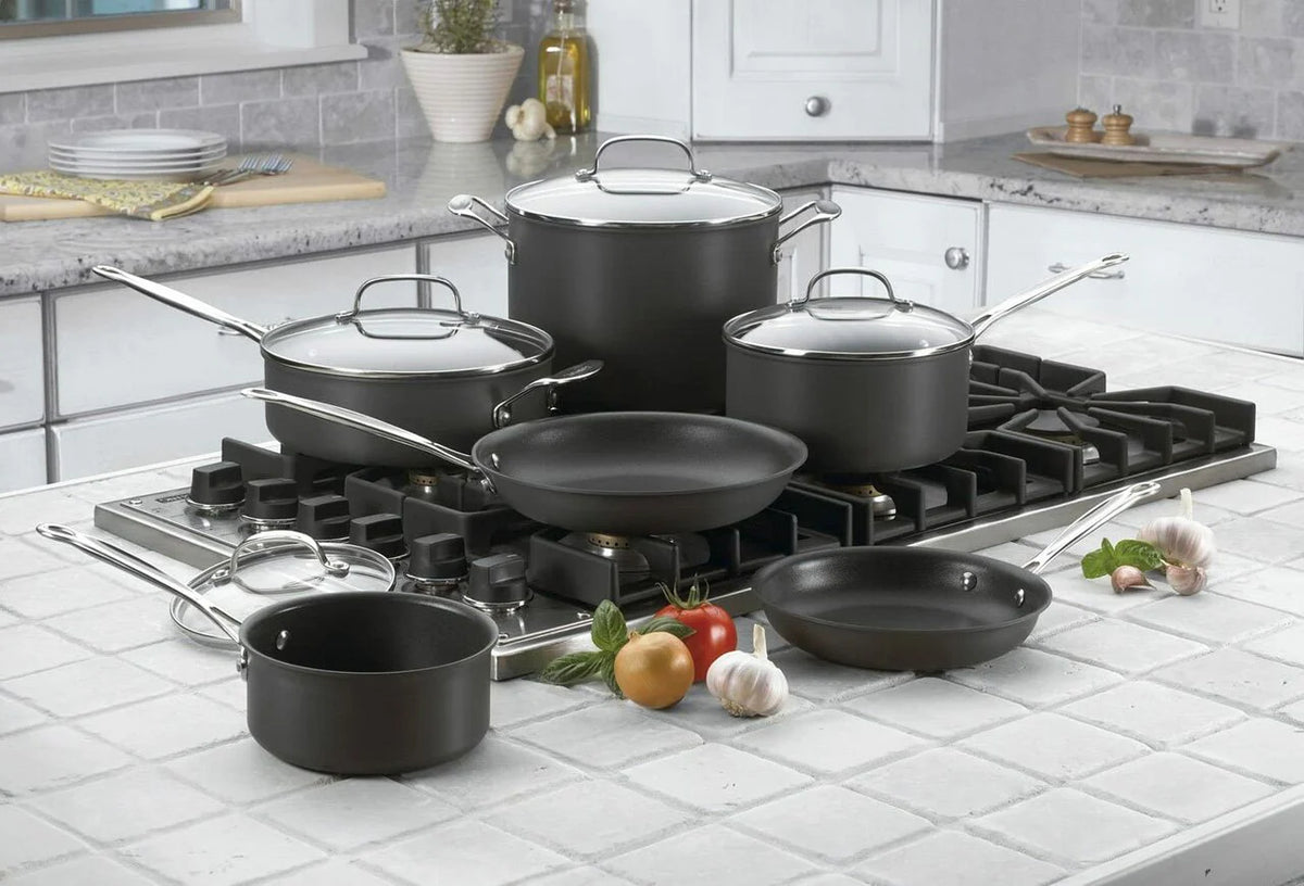 10-piece Anodized Cookware Set V7553