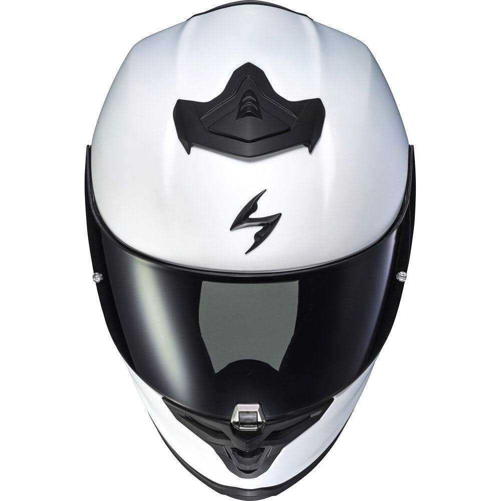 Matte Pearl White Solid Motorcycle Helmet T697917
