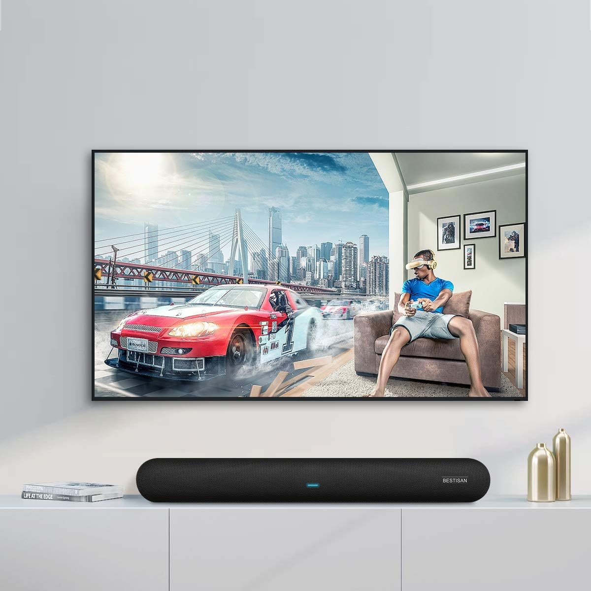 80 Watts TV Sound Bar with Bluetooth 5.0 P9173